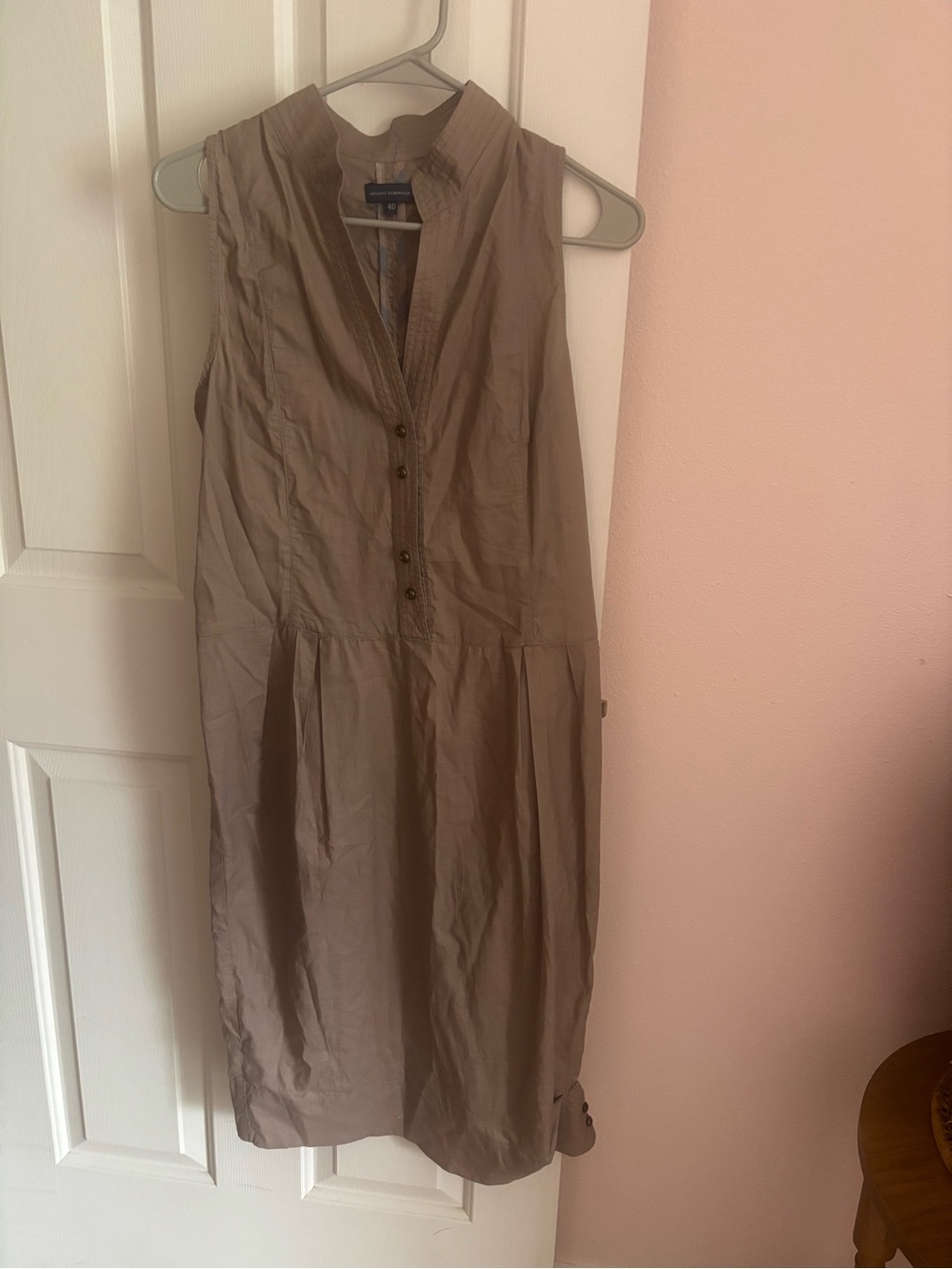 Adolfo Dominguez Cotton Sleeveless Mid-length Dress size 40 (6)
